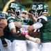 Eastern Michigan sophomore Javonti Greene celebrates a touchdown during the second half against Western Michigan at Rynearson Stadium on Saturday afternoon. Melanie Maxwell I AnnArbor.com